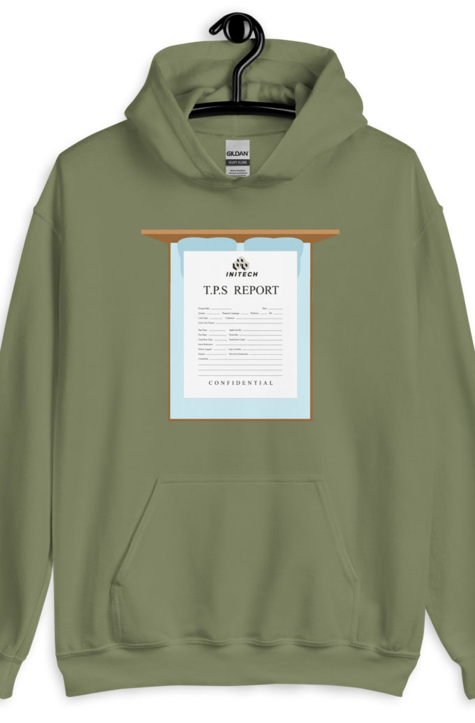 TPS reports with a cover sheet, Office Space Unisex Hoodie