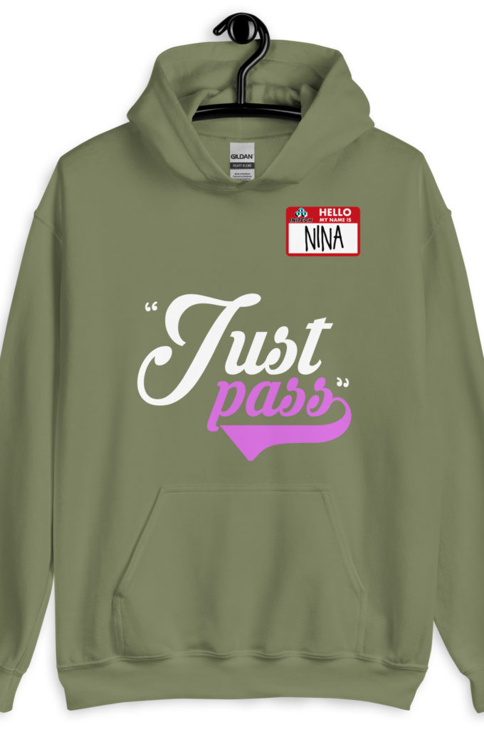 Just pass... - Nina, Office Space Unisex Hoodie