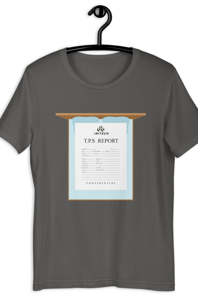 TPS reports with a cover sheet, Office Space Unisex t-shirt
