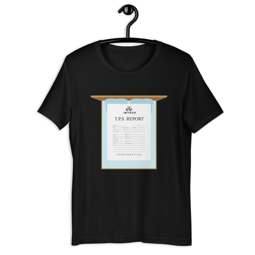 TPS reports with a cover sheet, Office Space Unisex t-shirt - Image 2