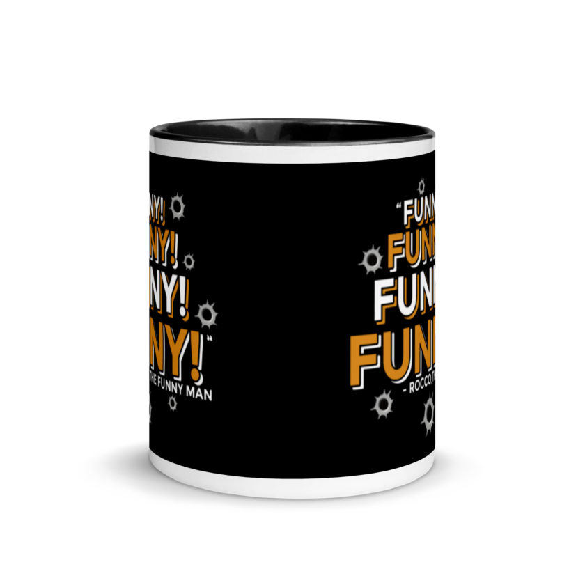 Funny! Funny! Funny! Funny! - Rocco, The Funny Man, The Boondock Saints Mug with Color Inside - Image 3
