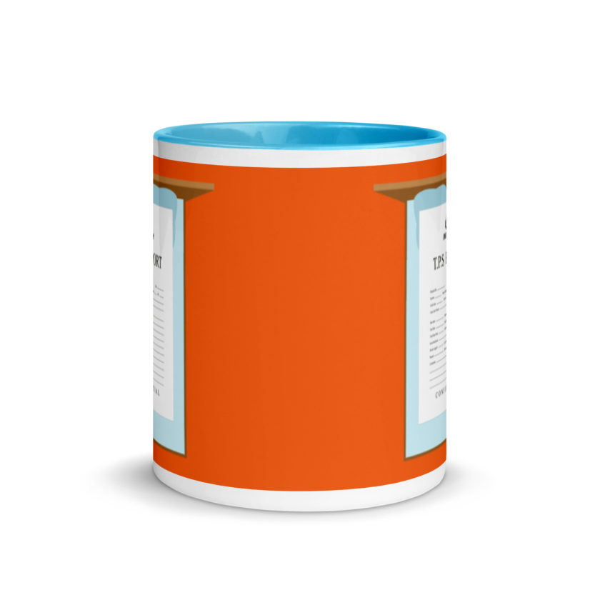 TPS reports with a cover sheet, Office Space Mug with Color Inside - Image 11