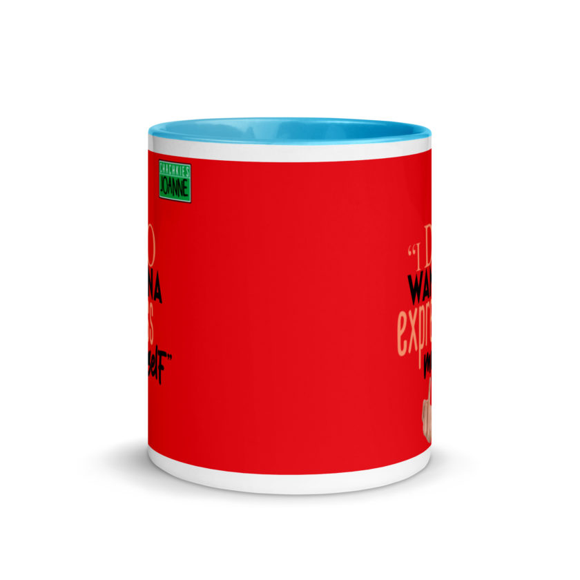 I do wanna express myself... - Joanne, Office Space Mug with Color Inside - Image 11