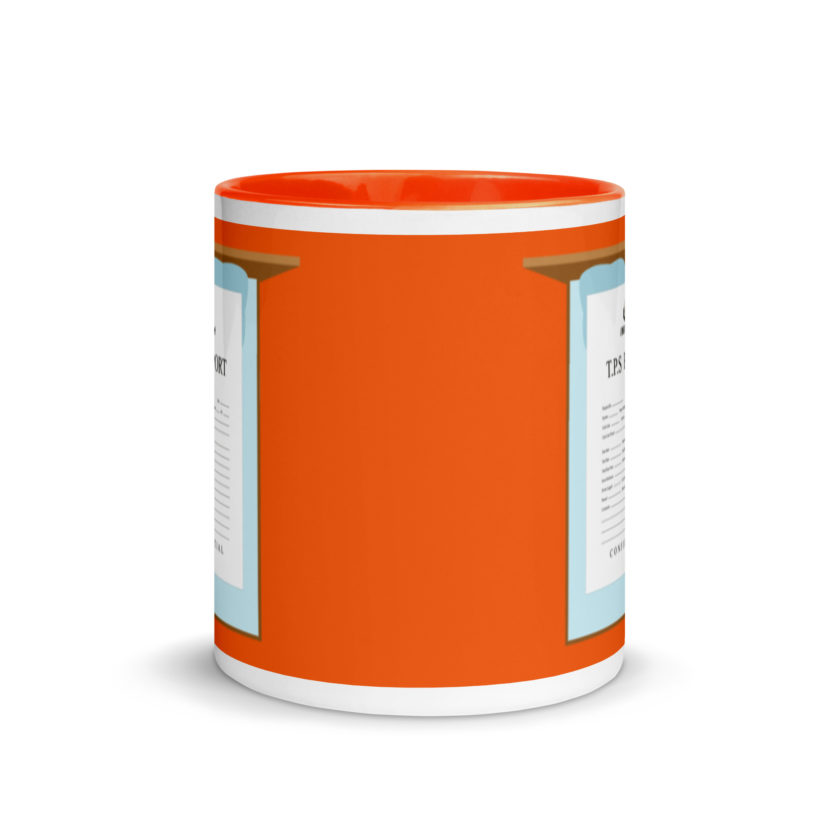 TPS reports with a cover sheet, Office Space Mug with Color Inside - Image 9