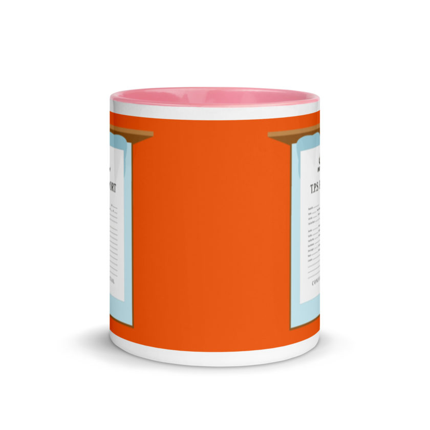 TPS reports with a cover sheet, Office Space Mug with Color Inside - Image 14