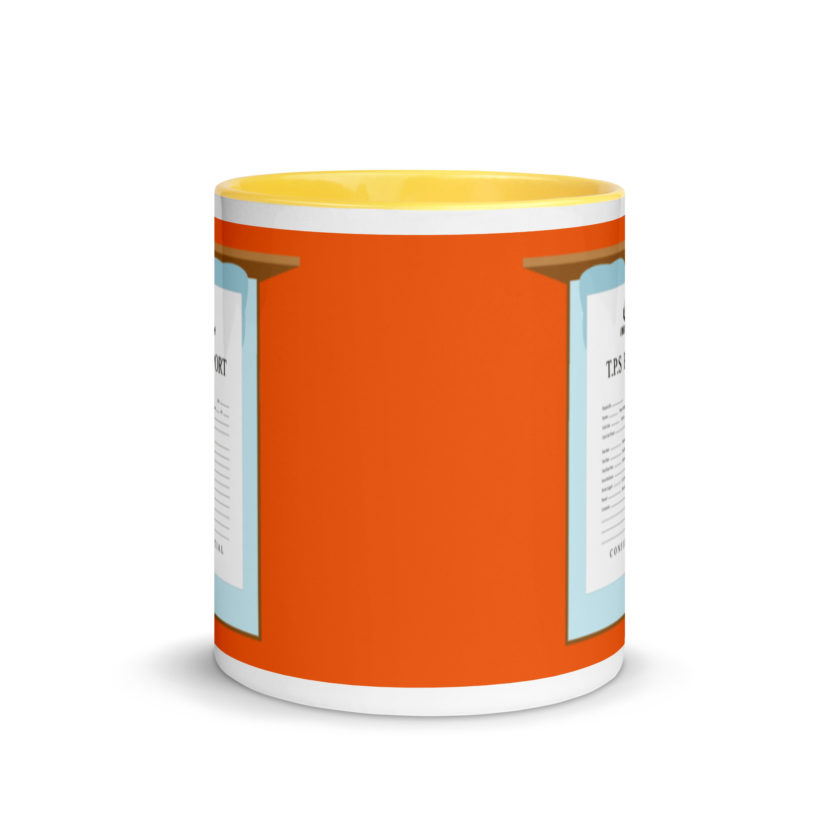 TPS reports with a cover sheet, Office Space Mug with Color Inside - Image 17
