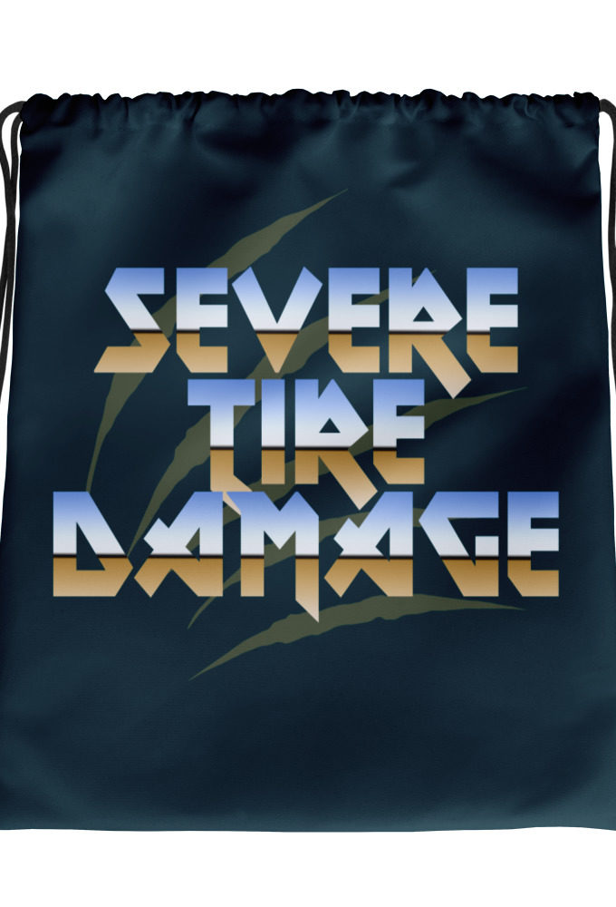 Severe Tire Damage -Mrs. Doubtfire Drawstring bag