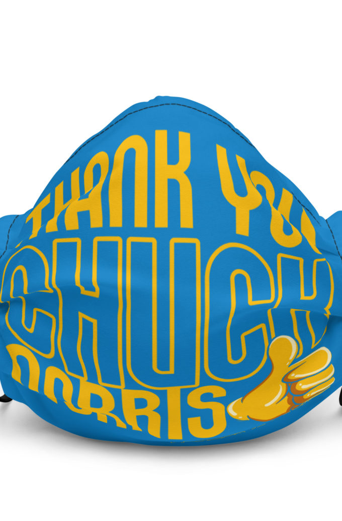 Thank you Chuck Norris. -Peter LaFleur, Dodgeball Premium face mask