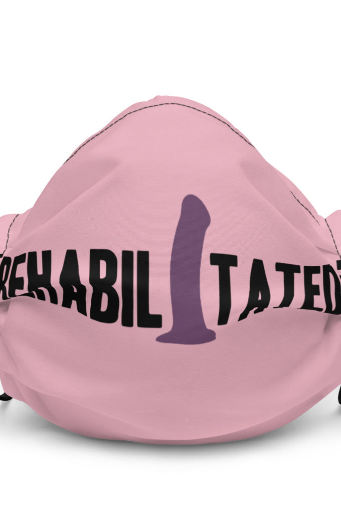 Rehabilitated -Idiocracy Premium face mask