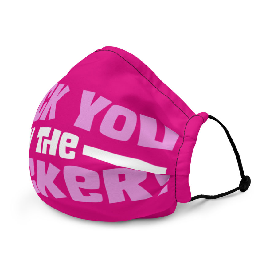 Frick you in the fricker! Premium face mask - Image 3