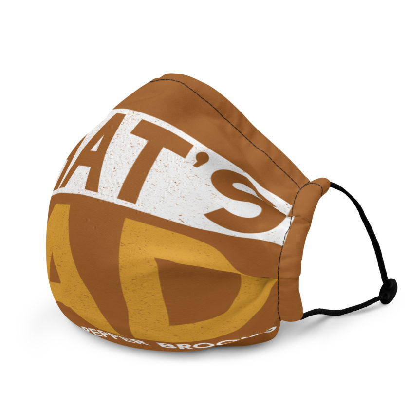 That's Rad -Pepper Brooks, Dodgeball Premium face mask - Image 3