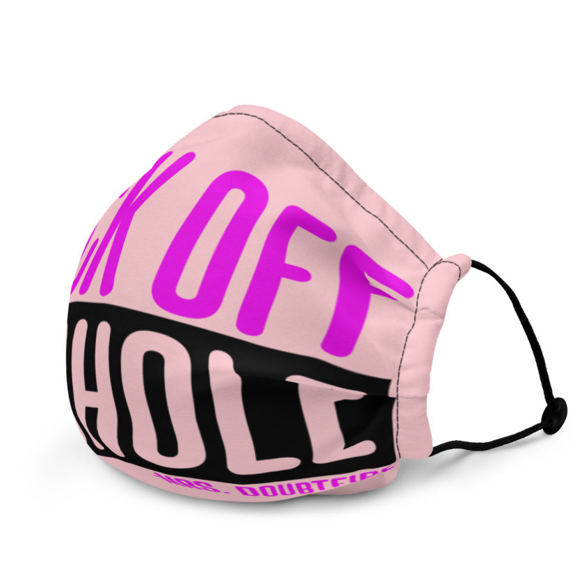 Back off asshole! -Mrs. Doubtfire Premium face mask - Image 3