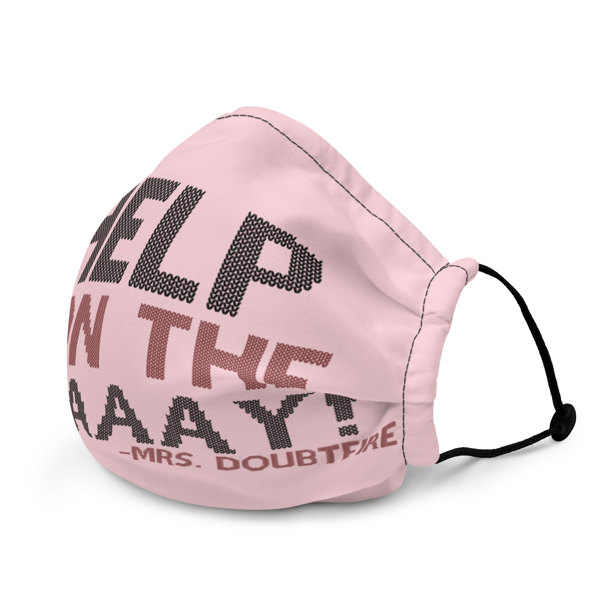 Help is on the waaaaay! -Mrs. Doubtfire Premium face mask - Image 3