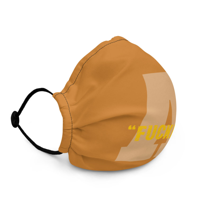 Fucking A -Lawrence, Office Space Premium face mask - Image 2