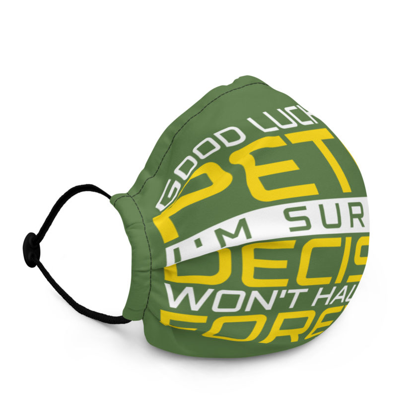 Good luck to you Peter, I'm sure this decision won't haunt you forever. -Lance Armstrong, Dodgeball Premium face mask - Image 2