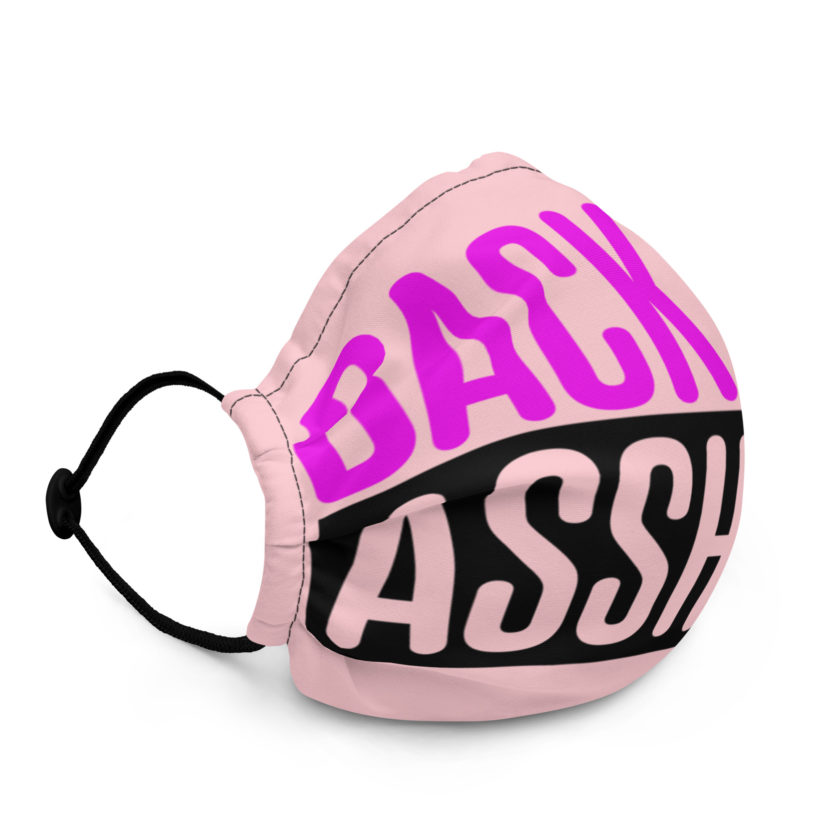 Back off asshole! -Mrs. Doubtfire Premium face mask - Image 2