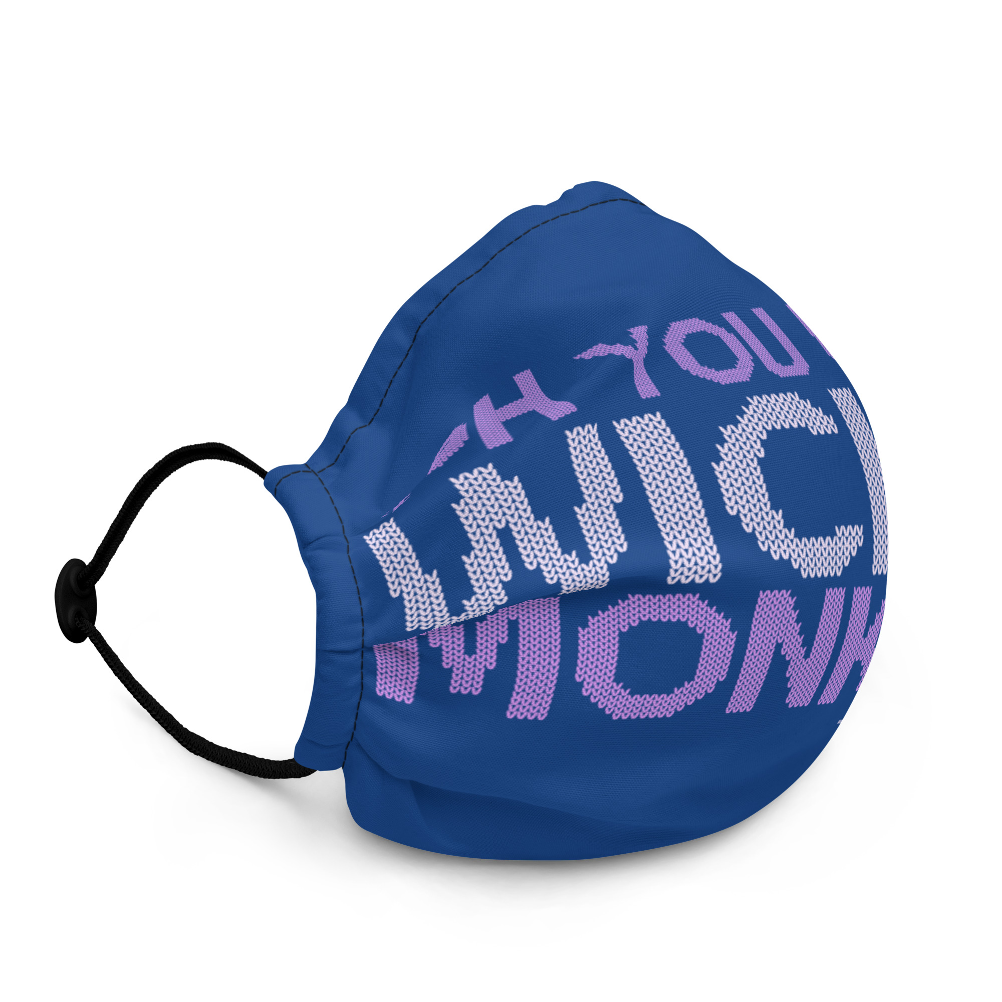 Oh you wicked wicked monkey! -Mrs. Doubtfire Premium face mask - Image 2