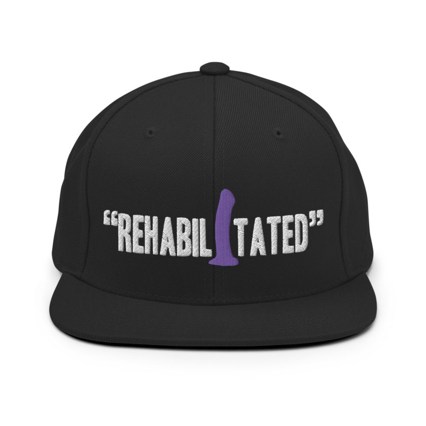 Rehabilitated -Idiocracy Snapback Hat - Image 3