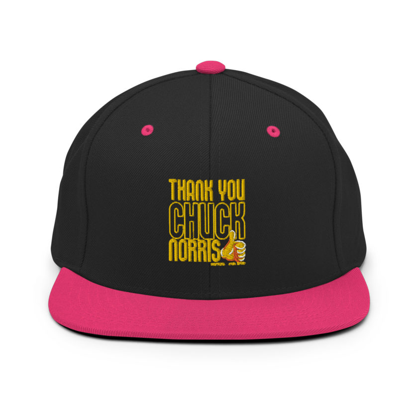 Thank you Chuck Norris. -Peter LaFleur, Dodgeball Snapback Hat - Image 5