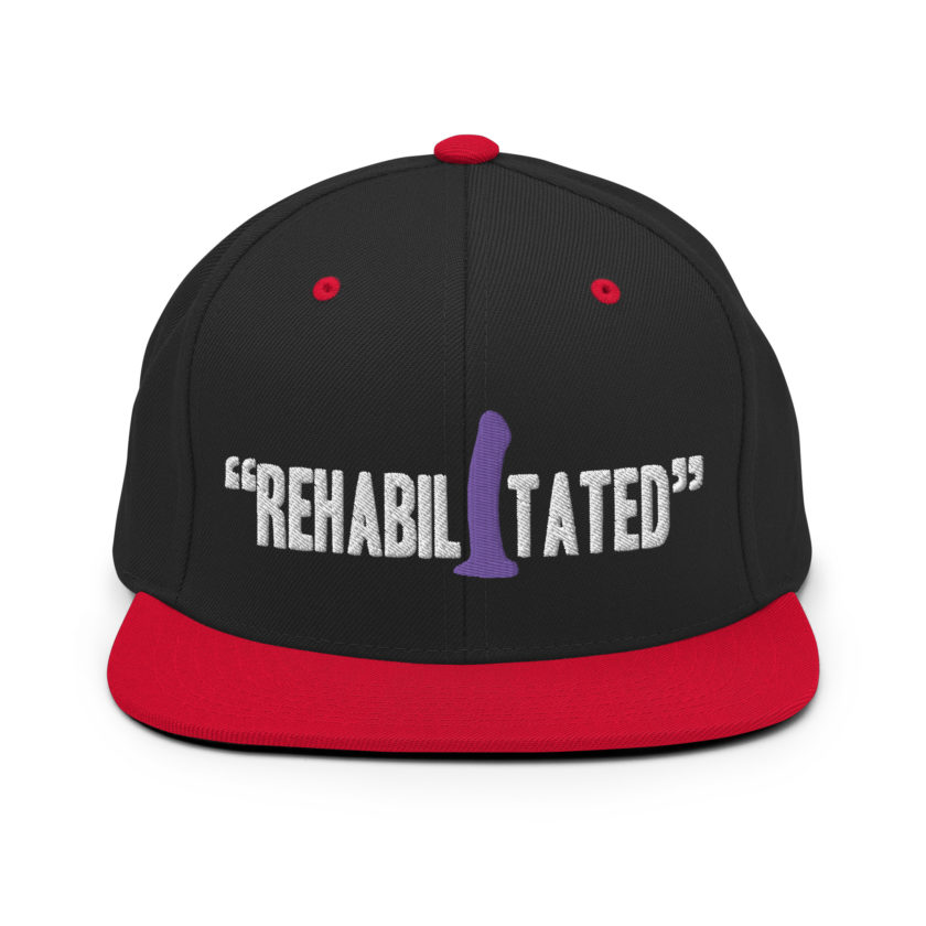 Rehabilitated -Idiocracy Snapback Hat - Image 4