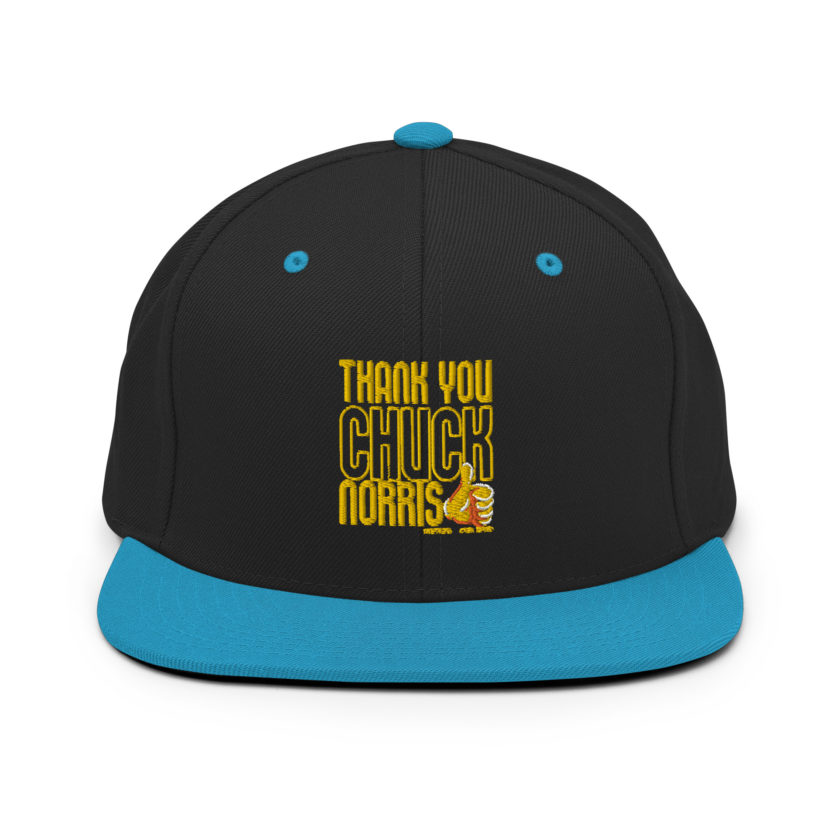Thank you Chuck Norris. -Peter LaFleur, Dodgeball Snapback Hat
