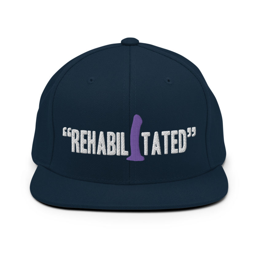 Rehabilitated -Idiocracy Snapback Hat - Image 2