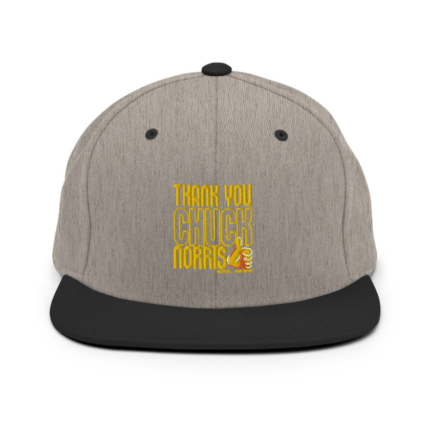 Thank you Chuck Norris. -Peter LaFleur, Dodgeball Snapback Hat - Image 15