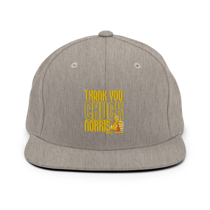 Thank you Chuck Norris. -Peter LaFleur, Dodgeball Snapback Hat - Image 18