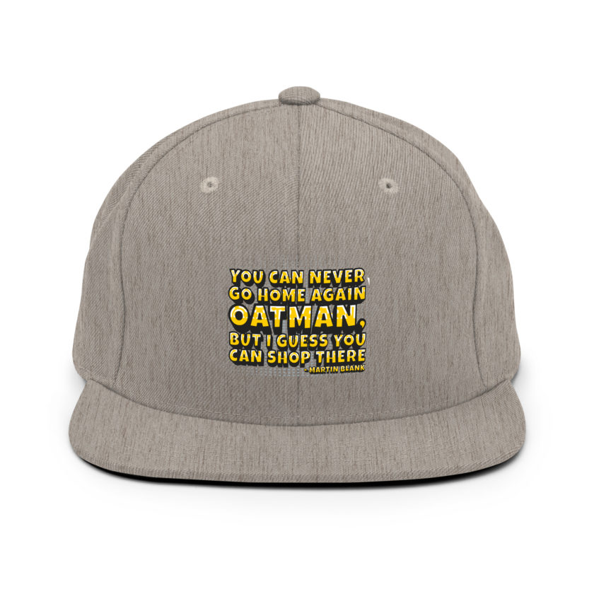 You can never go home again Oatman, but I guess you can shop there. -Martin Blank, Grosse Point Blank Snapback Hat - Image 18