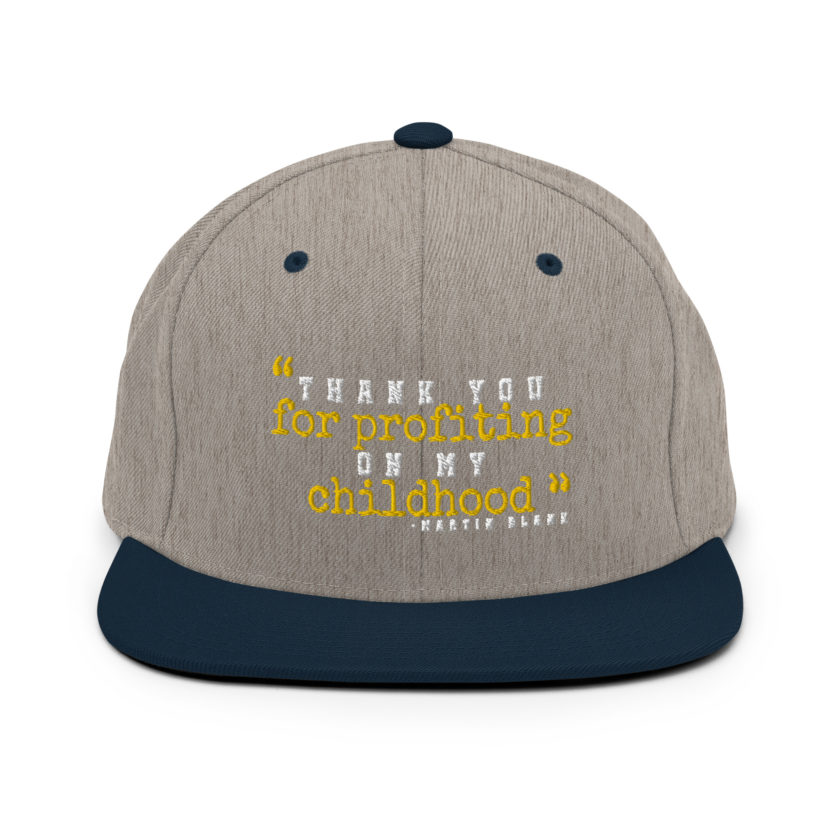 Thank you for profiting on my childhood -Martin Blank, Grosse Point Blank Snapback Hat - Image 16