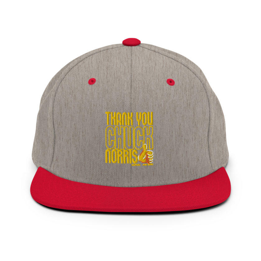 Thank you Chuck Norris. -Peter LaFleur, Dodgeball Snapback Hat - Image 17
