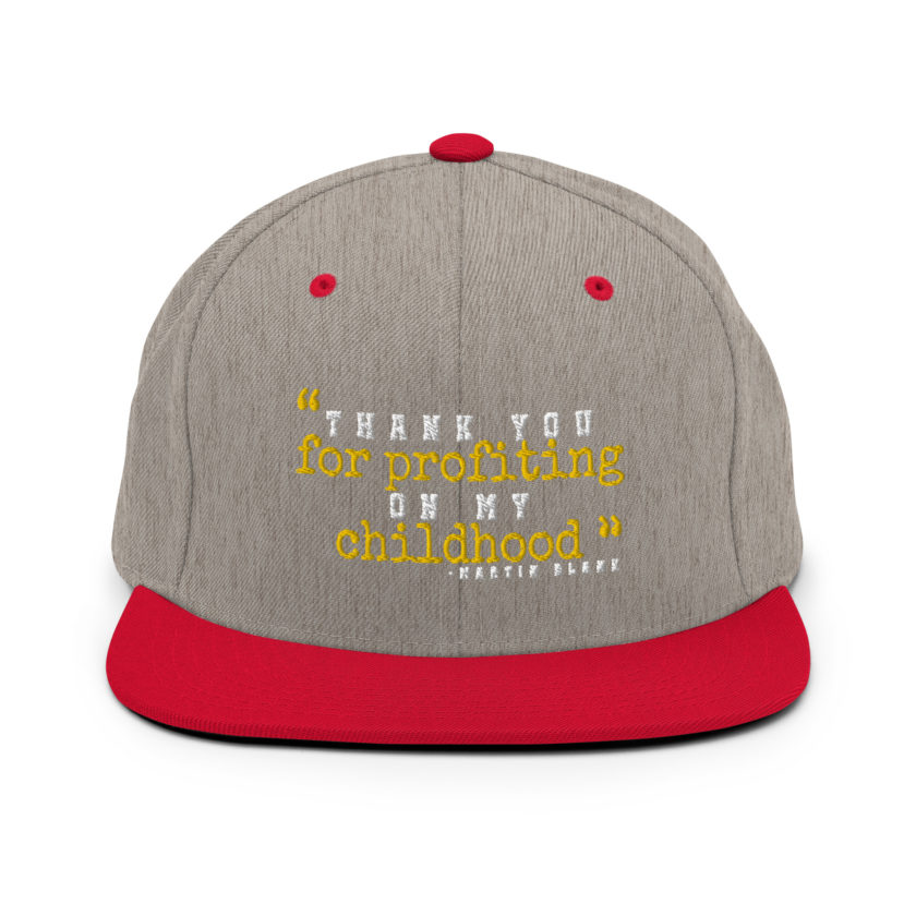Thank you for profiting on my childhood -Martin Blank, Grosse Point Blank Snapback Hat - Image 17