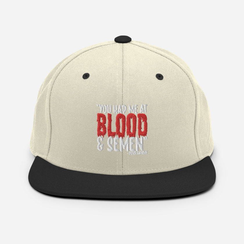 You had me at blood and semen - Peter LaFleur, Dodgeball Snapback Hat - Image 19