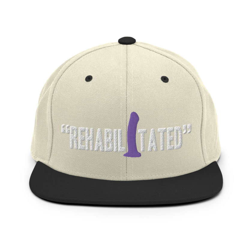 Rehabilitated -Idiocracy Snapback Hat - Image 19