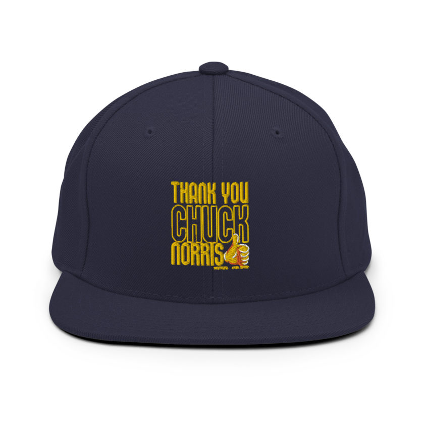 Thank you Chuck Norris. -Peter LaFleur, Dodgeball Snapback Hat - Image 8