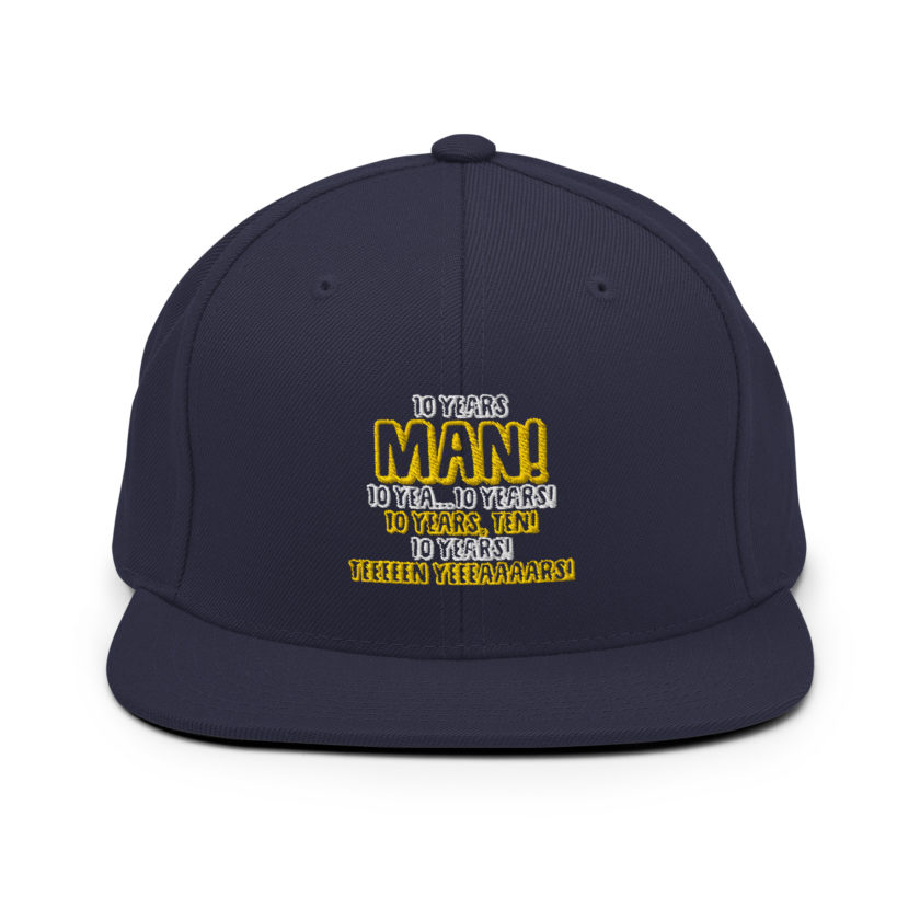 10 years man! 10 yea...10 years! 10 years, TEN! 10 YEARS! 10 years... -Paul Spericki, Grosse Point Blank Snapback Hat - Image 9