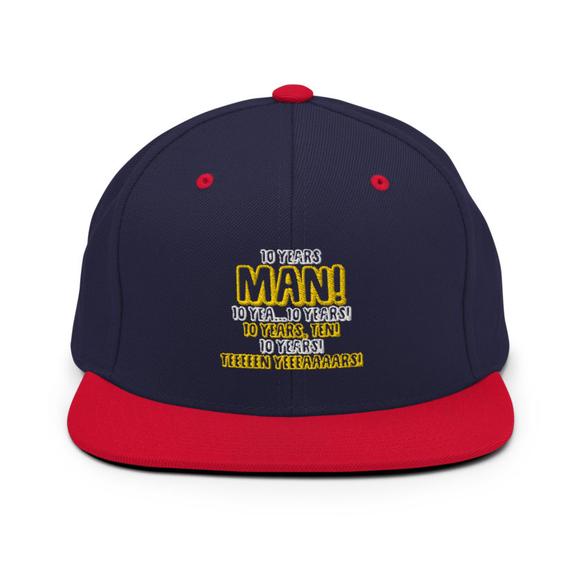 10 years man! 10 yea...10 years! 10 years, TEN! 10 YEARS! 10 years... -Paul Spericki, Grosse Point Blank Snapback Hat - Image 10