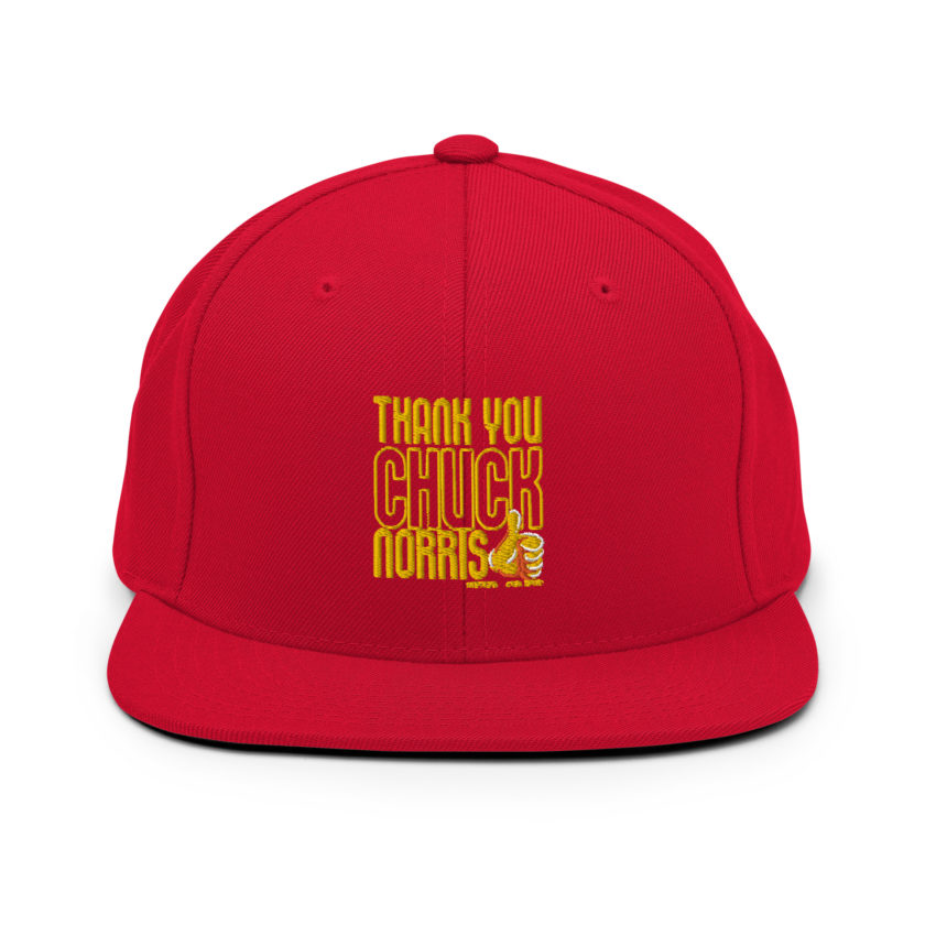Thank you Chuck Norris. -Peter LaFleur, Dodgeball Snapback Hat - Image 11