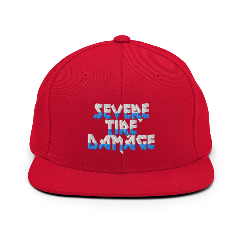 Severe Tire Damage -Mrs. Doubtfire Snapback Hat - Image 11