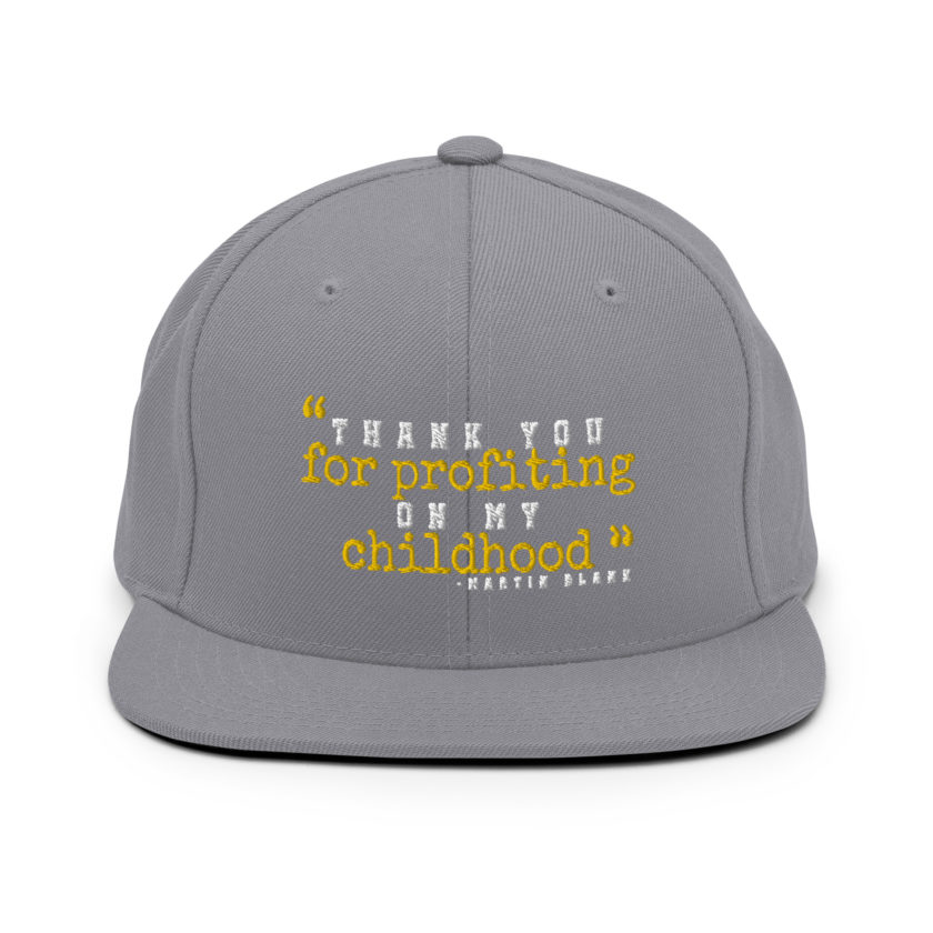 Thank you for profiting on my childhood -Martin Blank, Grosse Point Blank Snapback Hat - Image 14
