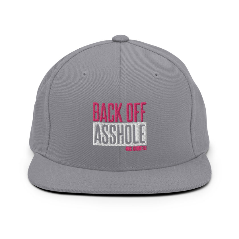 Back off asshole! -Mrs. Doubtfire Snapback Hat - Image 14