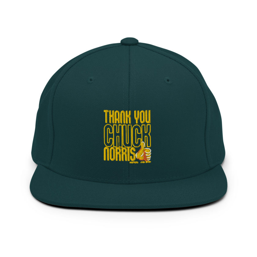 Thank you Chuck Norris. -Peter LaFleur, Dodgeball Snapback Hat - Image 10