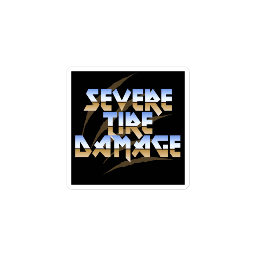 Severe Tire Damage -Mrs. Doubtfire Bubble-free stickers - Image 2