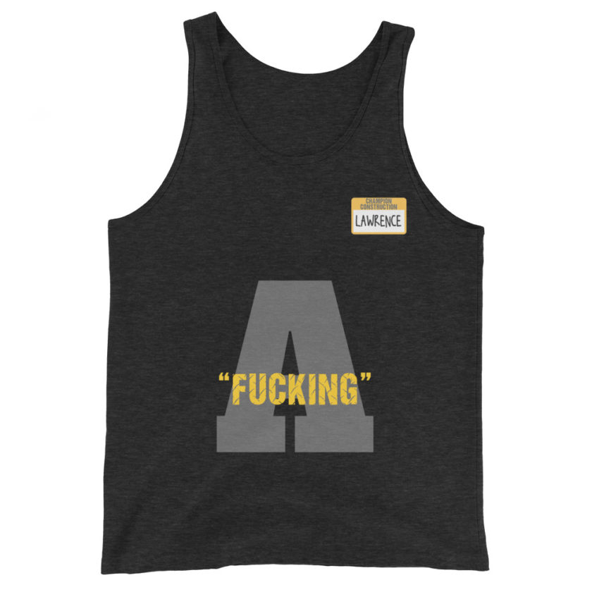 Fucking A -Lawrence, Office Space Unisex Tank Top - Image 4