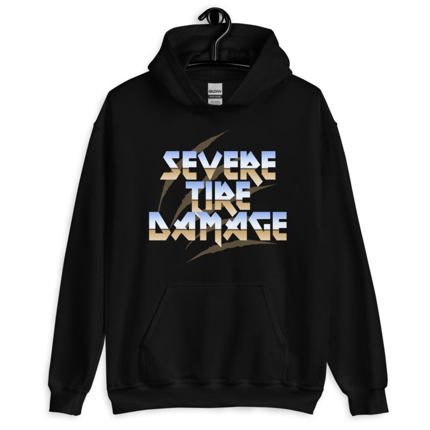 Severe Tire Damage -Mrs. Doubtfire Unisex Hoodie - Image 2