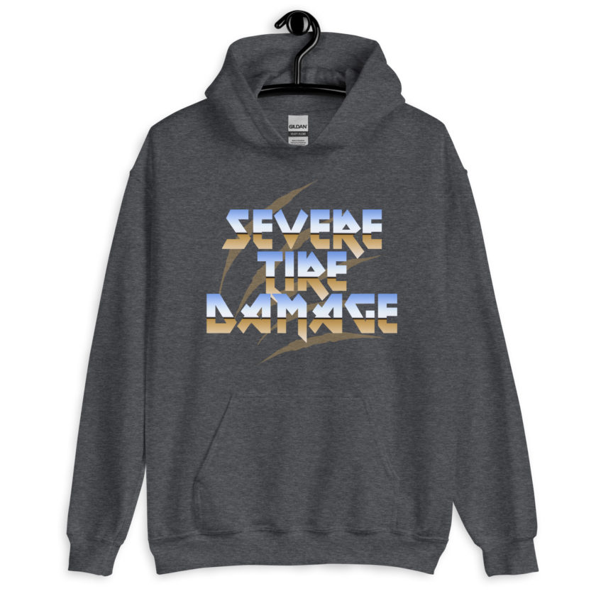 Severe Tire Damage -Mrs. Doubtfire Unisex Hoodie - Image 6