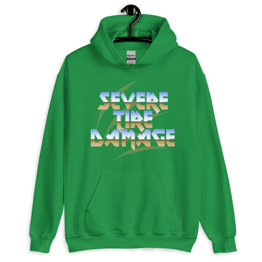 Severe Tire Damage -Mrs. Doubtfire Unisex Hoodie - Image 7