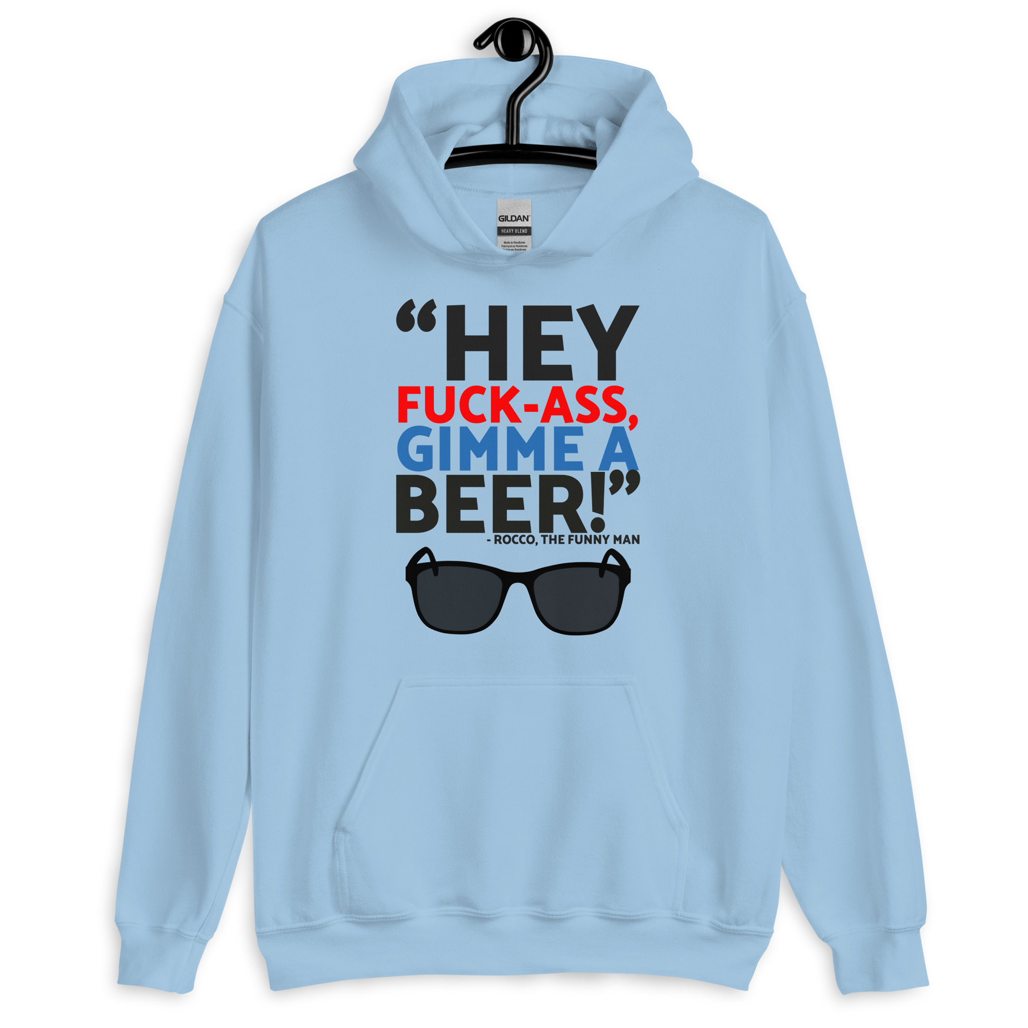 Hey Fuck-Ass, gimmie a beer! - Rocco, The Funny Man, The Boondock Saints Unisex Hoodie - Image 5