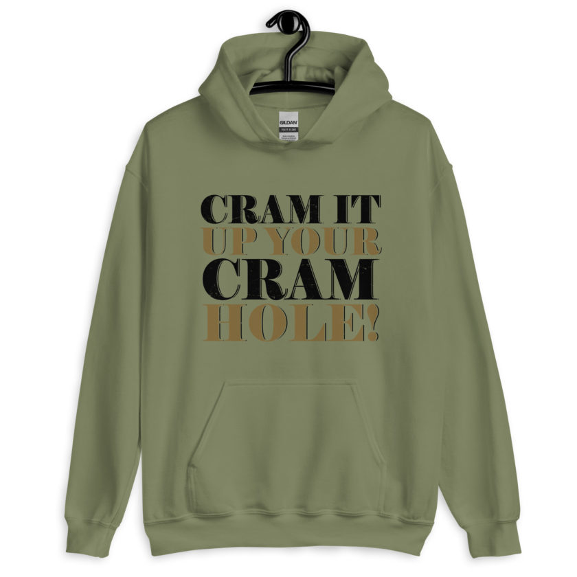 Cram it up your cram hole! - Dodgeball Unisex Hoodie - Image 5