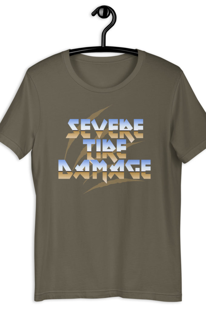 Severe Tire Damage -Mrs. Doubtfire Unisex t-shirt